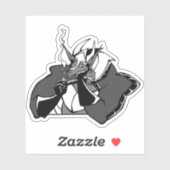 Unterbrechungszeit - zweiter Kontakt - Vinyl-Aufkl Aufkleber (Blatt)