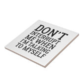 Unterbrich mich nicht fliese (Seite)