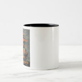 Unterbrich nie deinen Feind - Napoleon Zweifarbige Tasse (Mittel)
