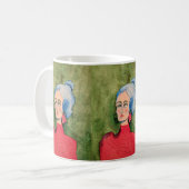 "Unterbrochen" Kaffeetasse (Vorderseite Links)