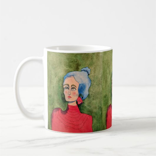 "Unterbrochen" Kaffeetasse (Links)