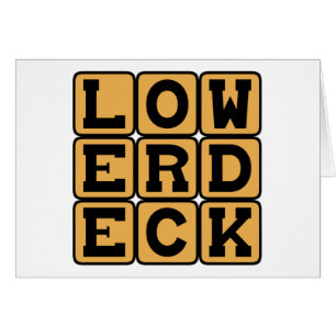 Unterdeck, Sitzplan-Option