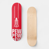 Unterdessen im Raum-Rot Skateboard (Vorderseite)
