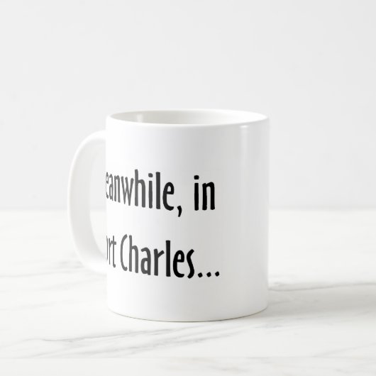 unterdessen in den Hafengeldern Kaffeetasse (Vorderseite Links)