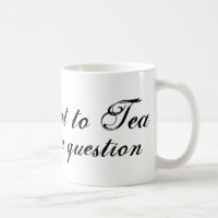 UNTERDOG - Tasse "Tee oder Tee"