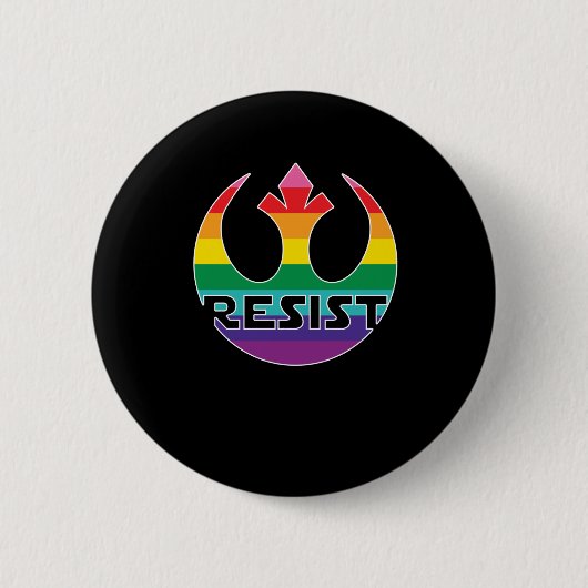 Unterdrückung von LGBT - Rebellion - Widerstand ge Button (Vorderseite)