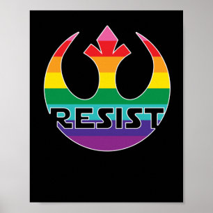 Unterdrückung von LGBT - Rebellion - Widerstand ge Poster