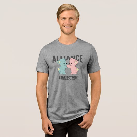 Untere Allianz Tri-Blend Shirt (Vorderseite voll)