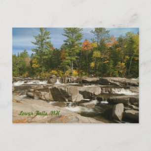 Untere Fälle, NH Postcard Postkarte