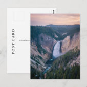 Untere Gelbsteinfälle Postkarte (Vorne/Hinten)