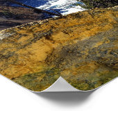 Untere Gelbsteinfälle, Yellowstone National Poster (Ecke)