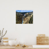 Untere Gelbsteinfälle, Yellowstone Nationalpark Poster (Küche)