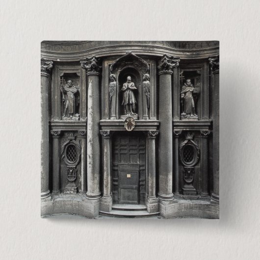 Untere Hälfte der Fassade, 1637-41 Button (Vorderseite)