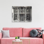 Untere Hälfte der Fassade, 1637-41 Leinwanddruck (Insitu (Wohnzimmer))