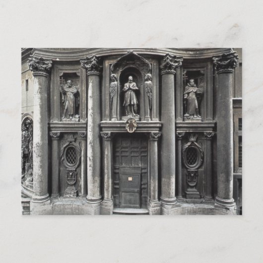 Untere Hälfte der Fassade, 1637-41 Postkarte (Vorderseite)
