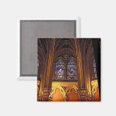 Untere Kapelle La Sainte-Chapelle, Paris, 2 Magnet (Vorderseite/Rückseite)