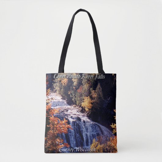 Untere Potato River Wasserfälle überall auf Totbeu Tasche (Vorderseite)
