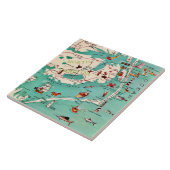 Untere Strände der Außenbänke Fliese (Seite)