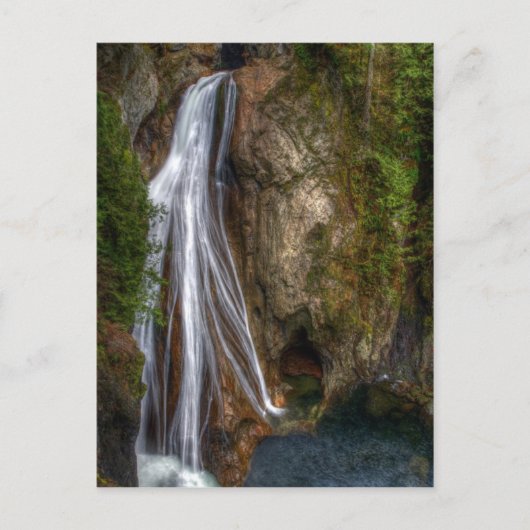 Untere Twin Falls Postkarte (Vorderseite)