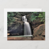 Untere Wasserfälle, Alte Menschenhöhle, Hügel des  Postkarte (Vorne/Hinten)