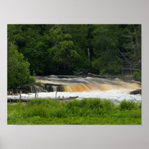 Untere Wasserfälle bei Tahquamenon Poster