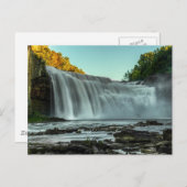 Untere Wasserfälle, Genesee River Postkarte (Vorne/Hinten)