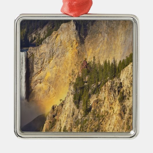 Untere Wasserfälle im Grand Canyon Silbernes Ornament (Vorne)