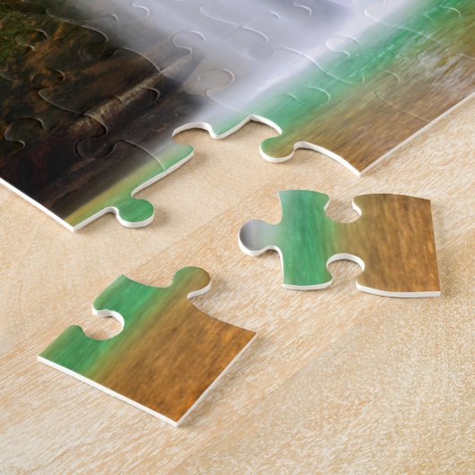 Untere Wasserfälle in der Höhle des Alten Mannes i Puzzle (Seite)