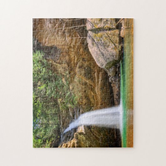 Untere Wasserfälle in der Höhle des Alten Mannes i Puzzle (Vertikal)