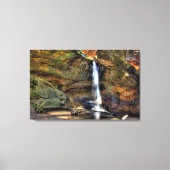 Untere Wasserfälle, Kloster, Hügel, Ohio Leinwanddruck (Vorderseite)