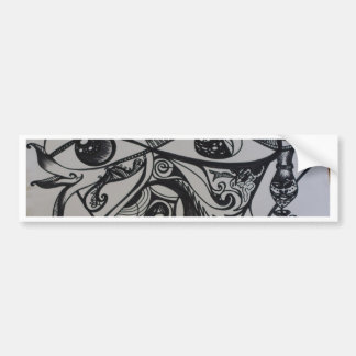 Untereinander verbunden autoaufkleber