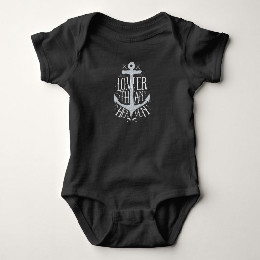 Unterer als Himmel Baby Strampler (Vorderseite)