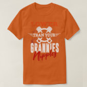 Unterer als Ihre Grannies Nippel T-Shirt (Design vorne)