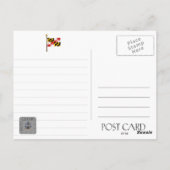 Unterer Bereich hinter dem Hintergrund des Craighi Postkarte (Rückseite)