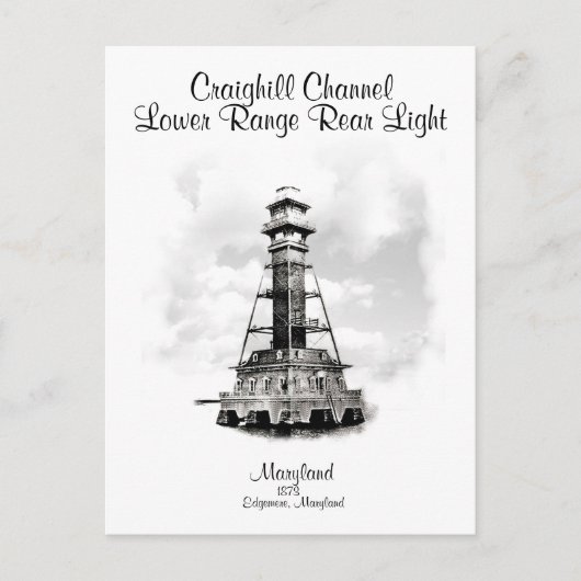 Unterer Bereich hinter dem Hintergrund des Craighi Postkarte (Vorderseite)