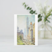 Unterer Broadway in Wartime um 1917 Postkarte (Stehend Vorderseite)