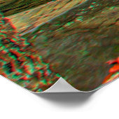 Unterer Dundee Fall im Herbst, Ohio Poster (Ecke)