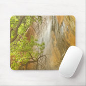 Unterer Emerald Pool Wasserfall Roter Felsen und B Mousepad (Mit Mouse)