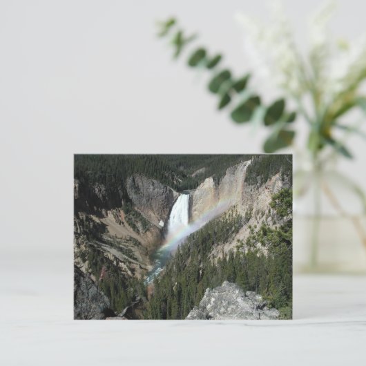 Unterer Fall Yellowstone Postkarte (Stehend Vorderseite)