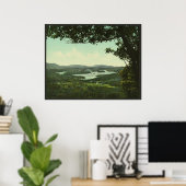 Unterer Saranac-See, Adirondacks Poster (Heimbüro)