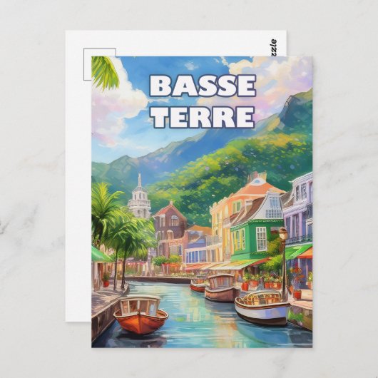 Untererde, Setting of waves Postkarte (Vorne/Hinten)