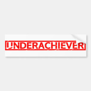 Untererfüllte Briefmarke Autoaufkleber