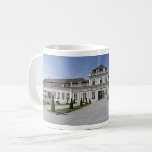 Unteres Belvedere Kaffeetasse (Vorderseite Links)