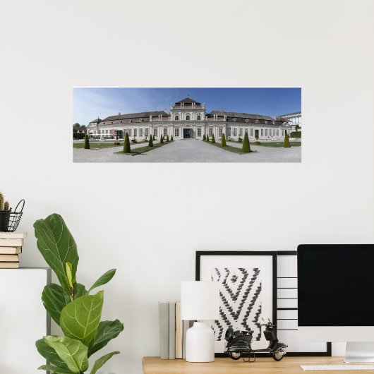 Unteres Belvedere Poster (Heimbüro)