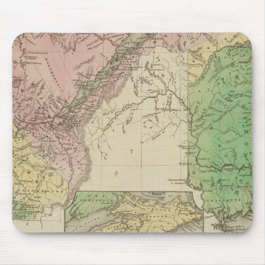 Unteres Kanada und New Brunswick Mousepad (Vorne)