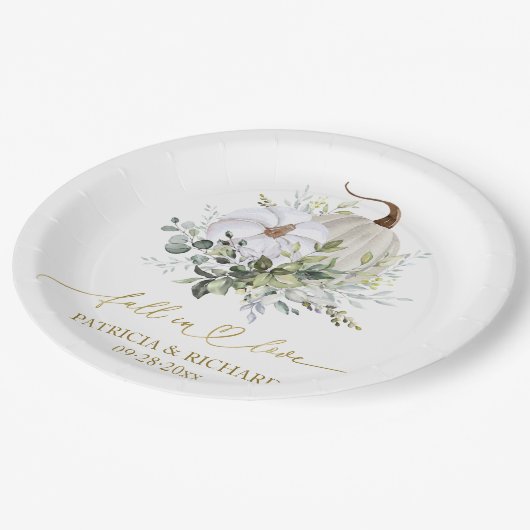 Untergang der Liebe Pappteller (Schrägansicht)