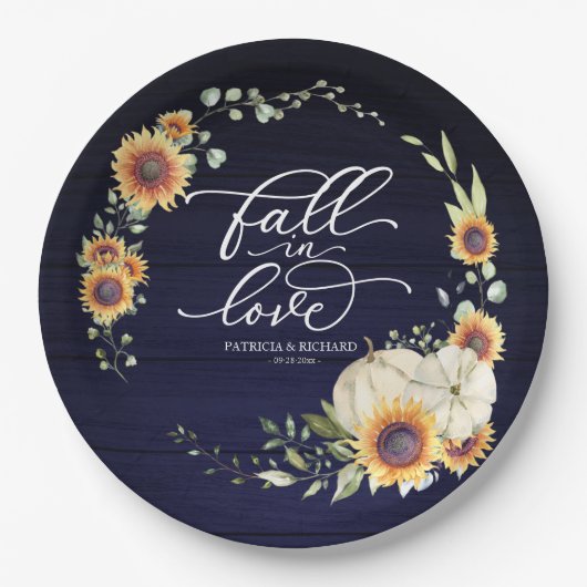 Untergang der Liebe Pappteller (Vorderseite)