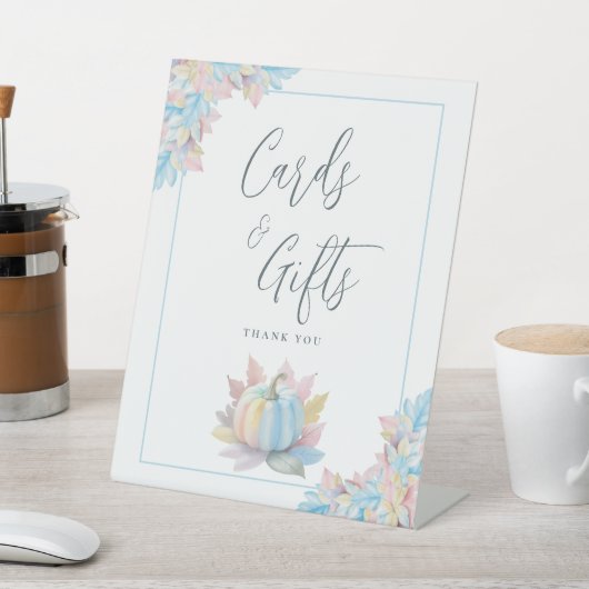 Untergang der Liebe Pumpkin Brautparty Karten und Sockelschild (In SItu)