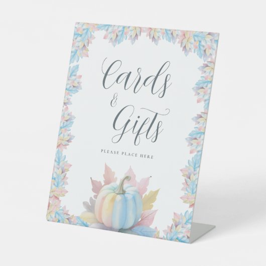 Untergang der Liebe Pumpkin Brautparty Karten und Sockelschild (Vorderseite)