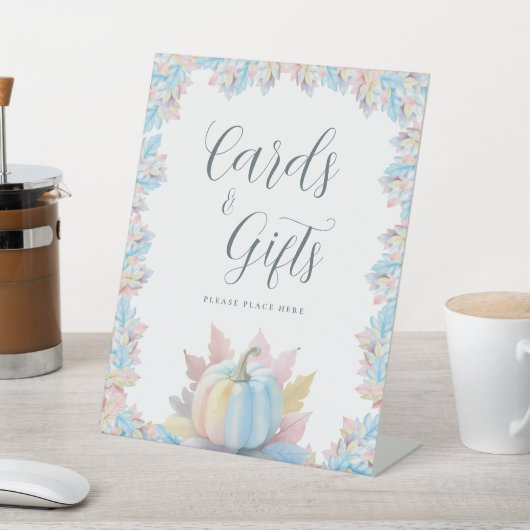 Untergang der Liebe Pumpkin Brautparty Karten und Sockelschild (In SItu)